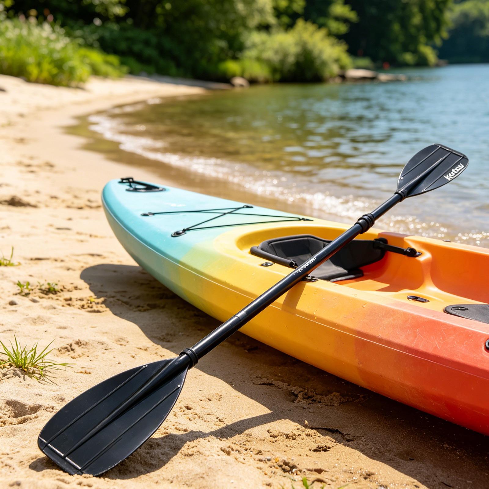 Kayak Paddle Carbon - Carbon Fiber Paddle 2 Section Lightweight