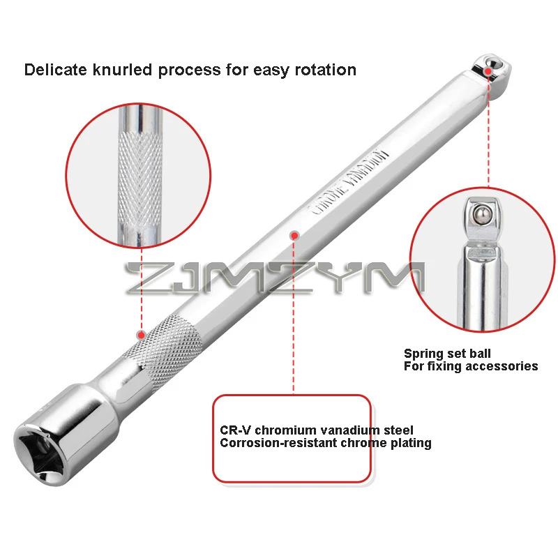 9PCS 1/2 3/8 1/4 Inch Ball Hea - Head Racket Boom recension och pris