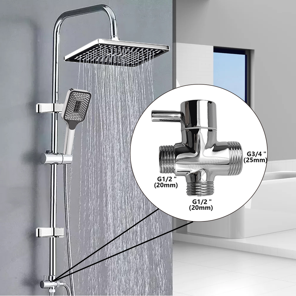 Split Shower Column Set Bathro - Head Racket Boom recension och pris
